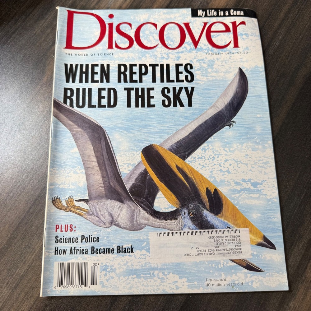Discover Magazine February 1994 When Reptiles Ruled The Sky Science